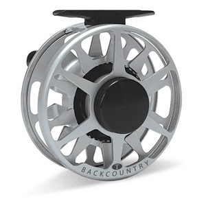Tibor Backcountry Fly Reel in Frost Silver Crab